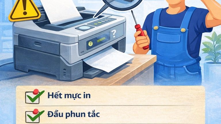 Máy In Ra Giấy Trắng: Nguyên Nhân & Cách Khắc Phục Hiệu Quả