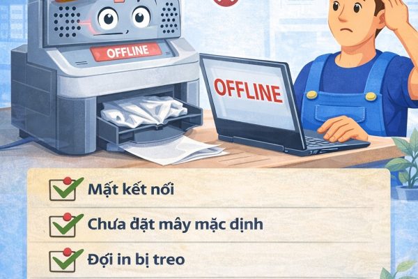Máy In Báo Offline: Nguyên Nhân & Cách Khắc Phục Nhanh