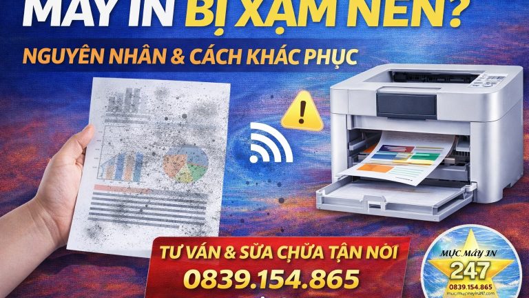 Máy In Bị Xạm Nền: Nguyên Nhân & Cách Khắc Phục Hiệu Quả 100%