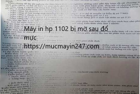 Máy In Bị Mờ – Cách Khắc Phục Từ Chuyên Gia Mực Máy In 247