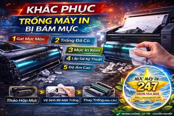 Trống Máy In Bị Bám Mực: Nguyên Nhân Và Cách Khắc Phục