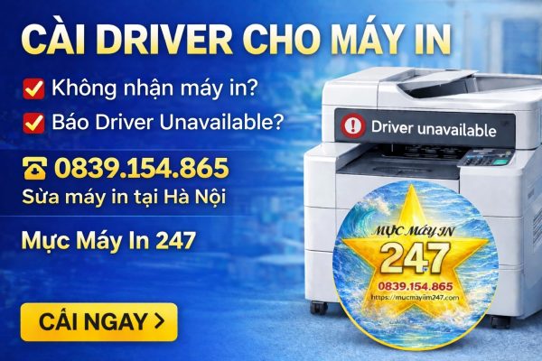 Cài Driver Cho Máy In – Hướng Dẫn Từ A–Z (Tự Cài Tại Nhà)