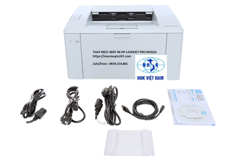 thay mực máy in hp laserjet pro m102a