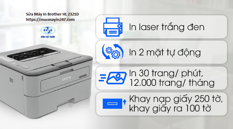 Sửa Máy In Brother HL 2321D -