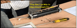 hướng dẫn bạn chi tiết cách thay lô sấy máy in