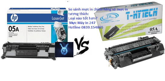 So sánh mực in chính hãng và mực in tương thích: Loại nào tốt hơn?