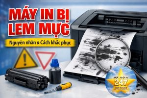 Khắc phục máy in bị lem mực