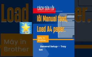 sửa lỗi "manual feed paper" từ Mực Máy IN 247