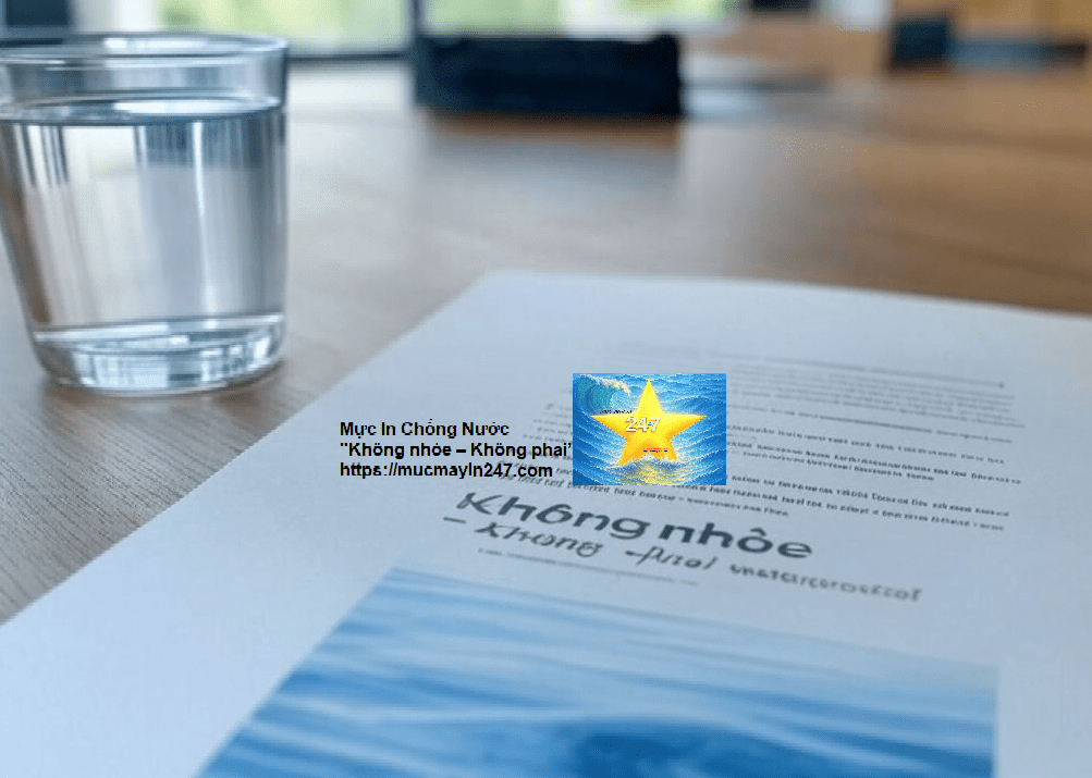 Mực In Chống Nước - Giải Pháp Hoàn Hảo Cho Bản In Chất Lượng