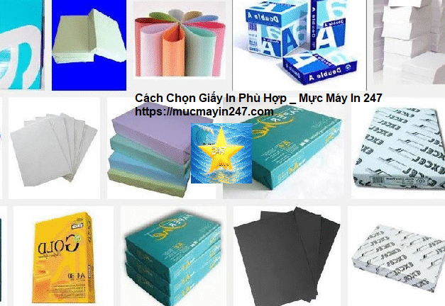 Giấy in phù hợp