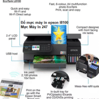 đổ mực máy in Epson L8100