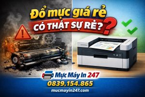Đổ Mực Máy In Giá Rẻ Có Thật Sự Rẻ