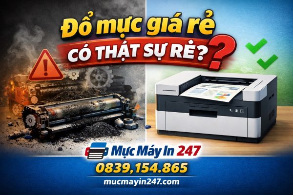 Đổ Mực Máy In Giá Rẻ Có Thật Sự Rẻ? Cảnh Báo Dễ Hỏng Máy