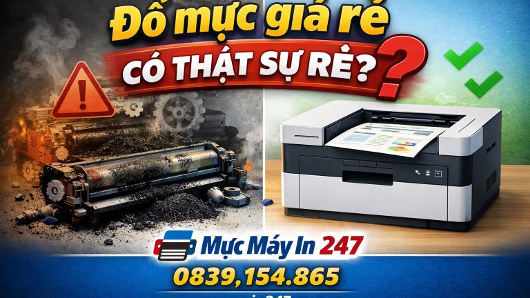 Đổ Mực Máy In Giá Rẻ Có Thật Sự Rẻ