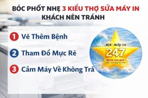 Bóc Phốt Thợ Sửa Máy In