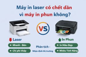 So sánh máy in llaser vs máy in phun