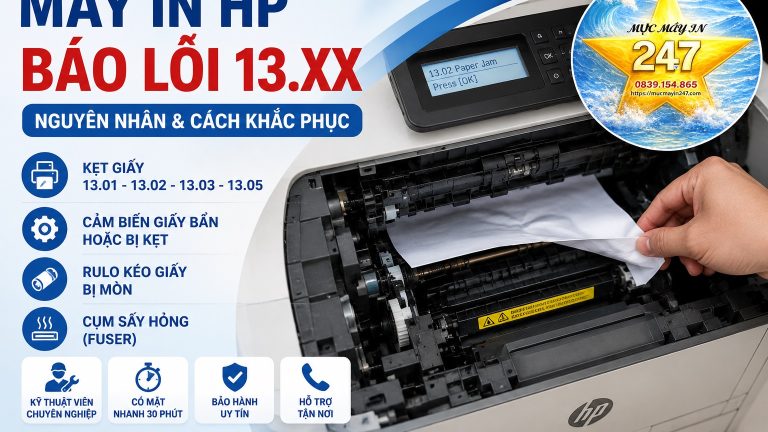 Khắc Phục Lỗi 13.xx Máy In Hp