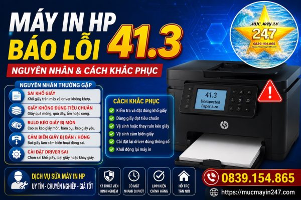 Máy In HP Báo Lỗi 41.3: Nguyên Nhân Và Cách Khắc Phục