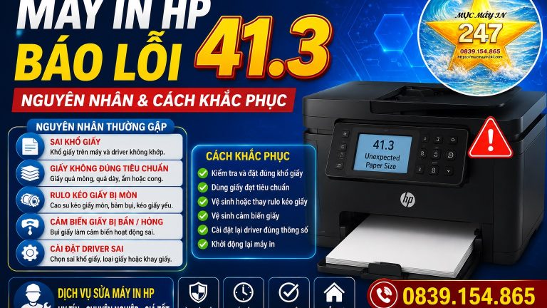 Khắc Phục Lỗi 41.3 Máy In Hp