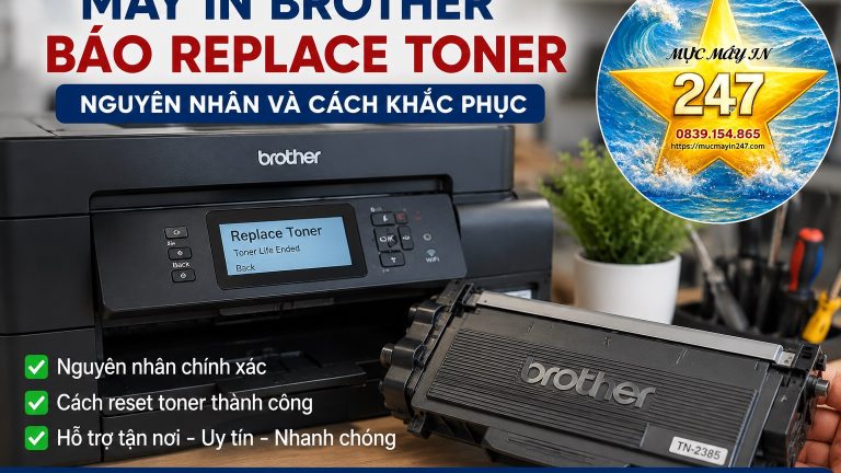 Dịch vụ sửa lỗi Replace Toner tại Hà Nội