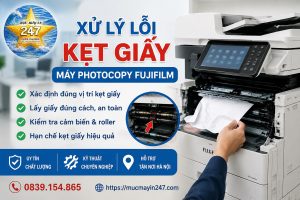 Xử Lý Kẹ Giấy Máy Photocopy Fujifilm