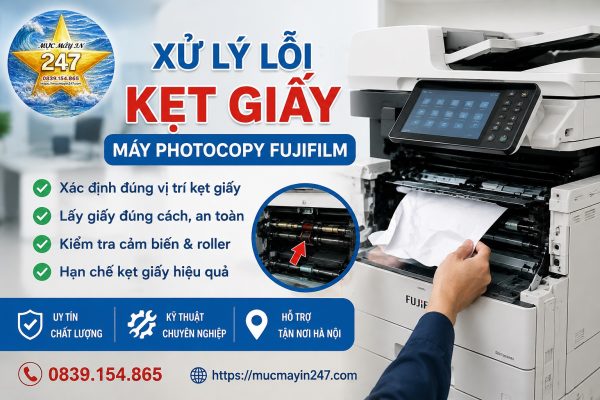 Lỗi Kẹt Giấy Máy Photocopy Fujifilm: Cách Xử Lý Chi Tiết